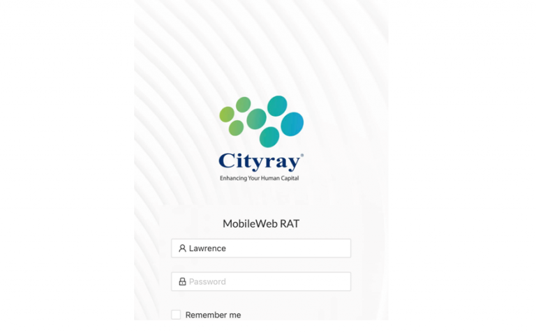 Cityray Mobile RAT Declaration Platform
